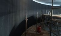 Silo mit Resitrix aus geschweisst